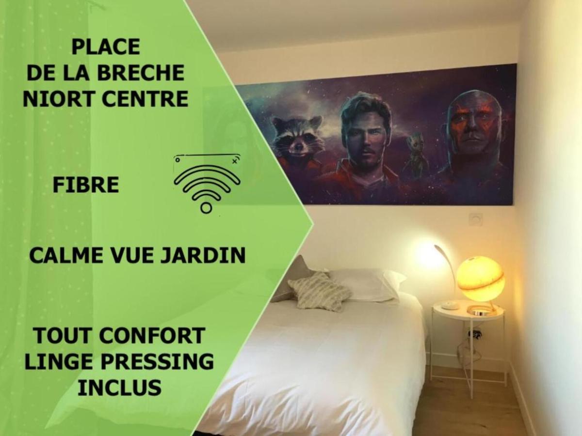 Le Galaxy Centre La Breche Wifi Calme Vue Jardin Daire Niort Dış mekan fotoğraf